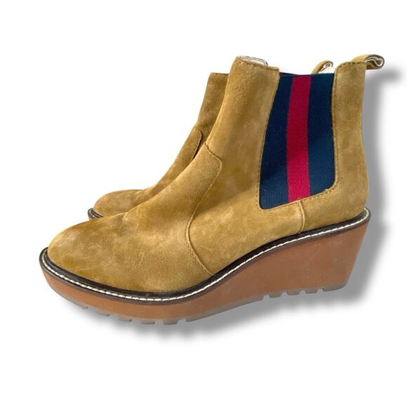 CECELIA NEW YORK GEMMA SLIPWEDGE BOOT NUTELLA Size 9 Fall Chelsea Almond Toe - Picture 8 of 10